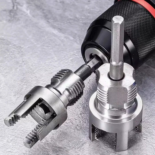 Pipe Tapping and Threading Tool